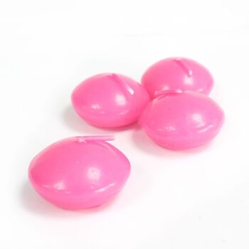 FLCand-02 - Petites Bougies Flottantes - Rose - Vendues en 20x unité/s par extérieur 1