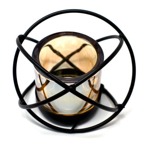 CIVCH-01 - Centrepiece Iron Votive Candle Holder - 1 Cup Single Ball - Sold in 1x unit/s per outer