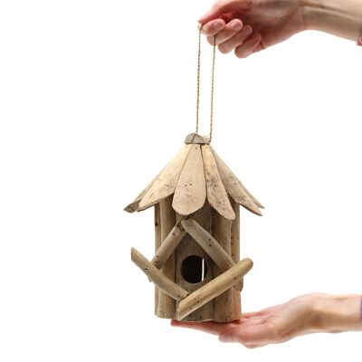 BBBox-02 - Driftwood Birdbox - Pequeño - Vendido en 4x unidad/es por exterior