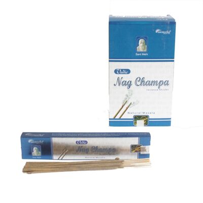 Vedic-01 - Varitas de incienso védico - Nag Champa - Se vende en 12 unidades por exterior