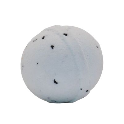 GBBBUL-01 - Bomba da bagno con braccialetto di gemme di diaspro bianco - Etichetta bianca - Venduto in 8 unità/i per esterno