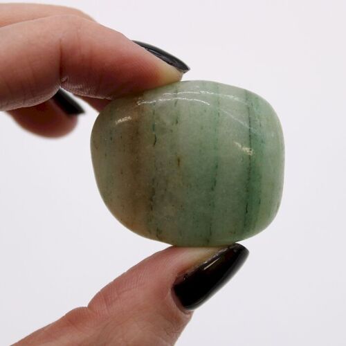 ATumbleL-18 - Large African Tumble Stones - Aventurine - Sold in 6x unit/s per outer