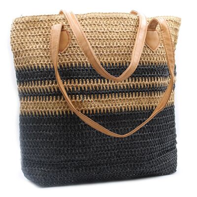 BAZ-03 - Sac Back to the Bazaar - Noir & Tan - Vendu en 1x unité/s par extérieur