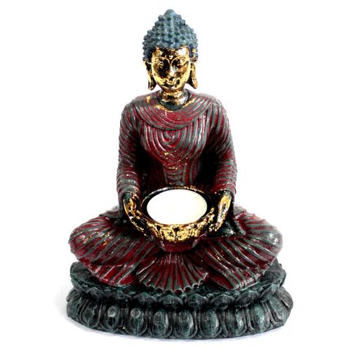 ABC-06 - Antique Buddha - Devotee Candle Holder - Sold in 1x unit/s per outer