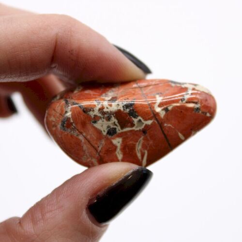 ATumbleM-05 - Medium African Tumble Stones - Light Jasper - Brecciated - Sold in 12x unit/s per outer