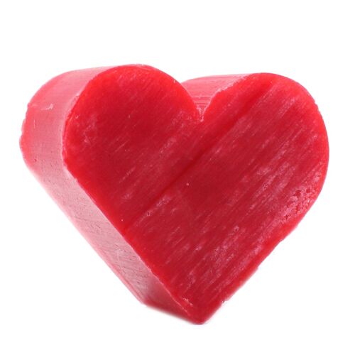 AWGSoap-08 - Heart Guest Soaps - Raspberry - Sold in 100x unit/s per outer