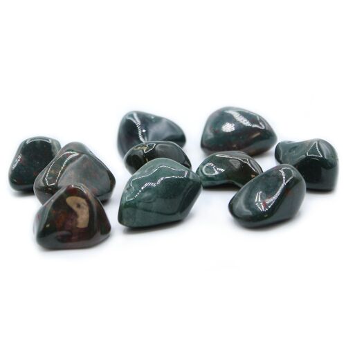 Tbm-20B - Tumble Stones - Bloodstone L (B grade) - Sold in 24x unit/s per outer