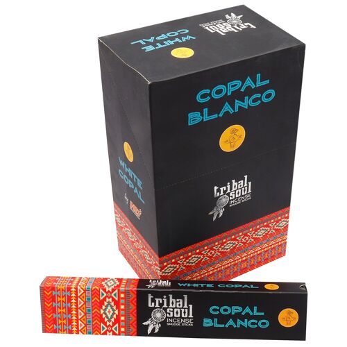 TribalSi-01 - Tribal Soul Incense - White Copal - Sold in 12x unit/s per outer