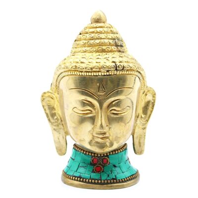 BBFG-10 - Buddha-Figur aus Messing - Kleiner Kopf - 5 cm - Verkauft in 1x Einheit/en pro Umkarton