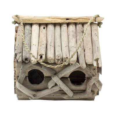 BBBox-03 - Driftwood Birdbox - Doble - Vendido en 1x unidad/es por exterior