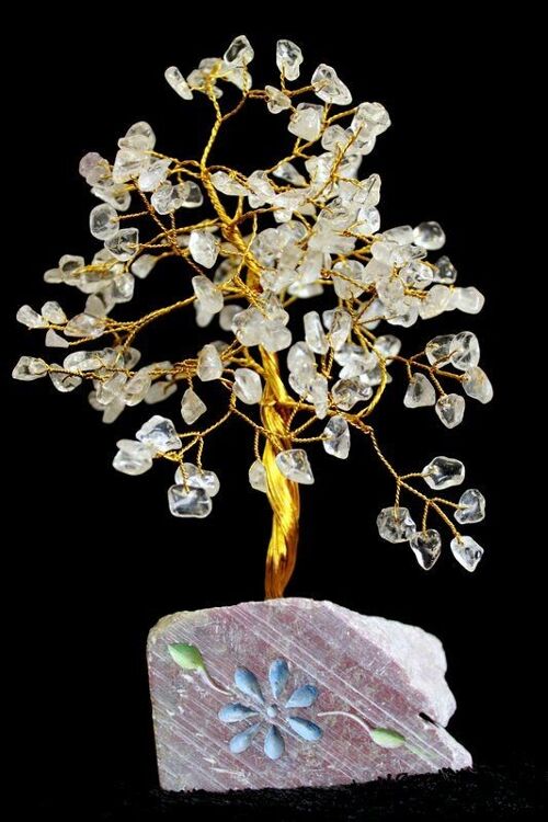 IGemT-20 - Rock Crystal Gemstone Tree - 320 Stones - Sold in 1x unit/s per outer