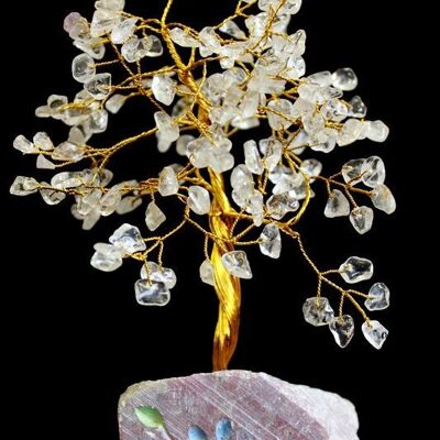 IGemT-20 - Árbol de piedras preciosas de cristal de roca - 320 piedras - Vendido en 1x unidad/s por exterior