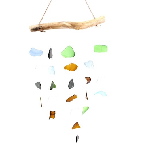 GWC-01 - Recycled Glass Wind Chime - Multi - Sold in 1x unit/s per outer