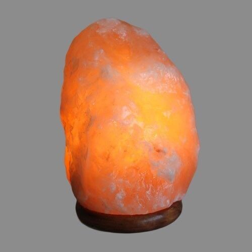 QSalt-13 - Quality Natural Salt Lamp - & Base apx 3-5kg - Sold in 1x unit/s per outer
