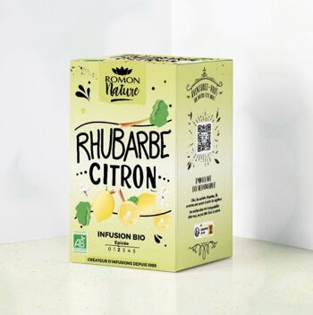 Infusion Rhubarbe Citron Bio 1
