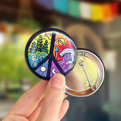 Peace - Pin Button