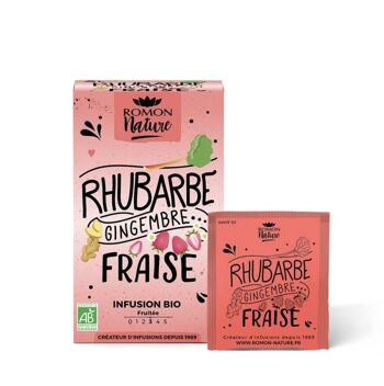 Infusion Rhubarbe Gingembre Fraise Bio 2