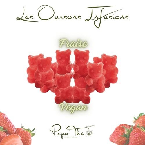 Oursons Infusions Fraise: 3 variantes