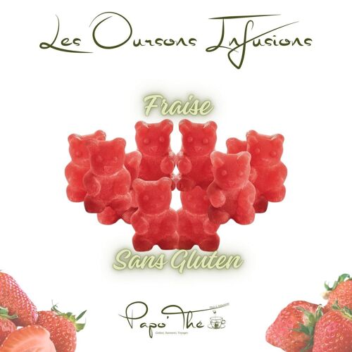 Oursons Infusions Fraise: 3 variantes