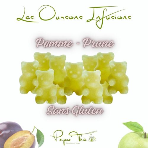 Oursons Infusions Pomme – Prune: 3 variantes