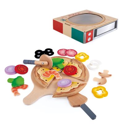 Hape - Jouet en bois - Pizza