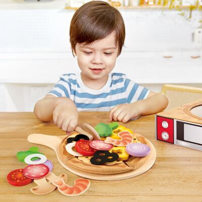 Hape - Giocattolo in legno - Kit pizzaiolo