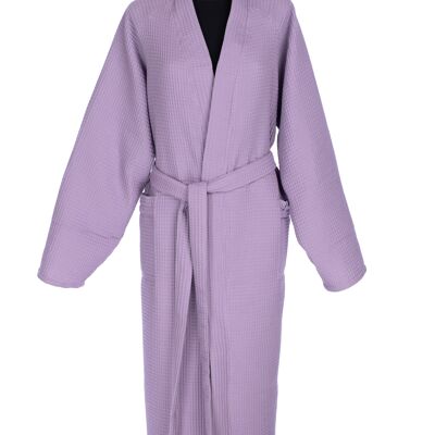 Bathrobe from waffle fabric LILLAC, size L