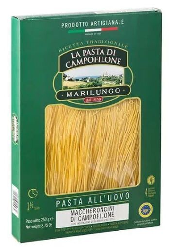 Maccheroncini Pâtes Marilungo 250 g. 1