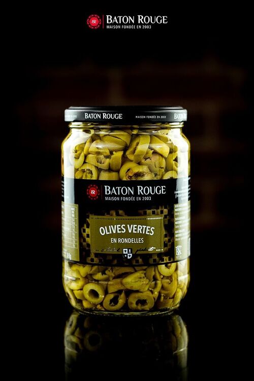 Olives vertes en rondelles - Baton Rouge