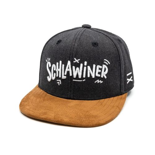 Schlawiner Snapback Cap - Dunkelgrau Canvas (Kids L)