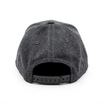 Casquette Snapback Schlawiner - Feutre Gris (Enfants L) 3