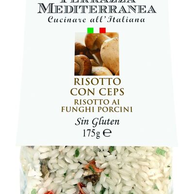 Risotto aux cèpes et aux champignons 175 g - Terrazza Mediterranea