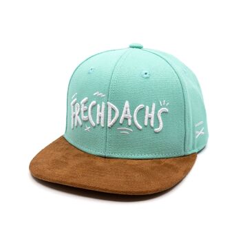 Casquette Snapback Frechdachs - Toile Menthe (Enfants L) 1