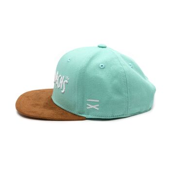 Casquette Snapback Frechdachs - Toile Menthe (Enfants L) 2