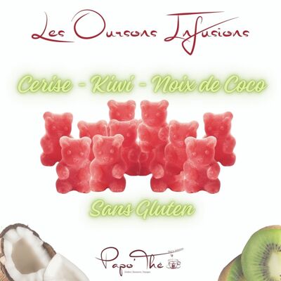 Orsi in infusione alla Ciliegia – Kiwi – Cocco: 3 varianti