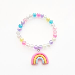 Bracelet fantaisie enfant perles multicolore - Arc en ciel * collection été * ☀️