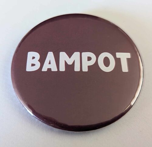 58mm Scottish themed button badge - Bampot | pin | funny