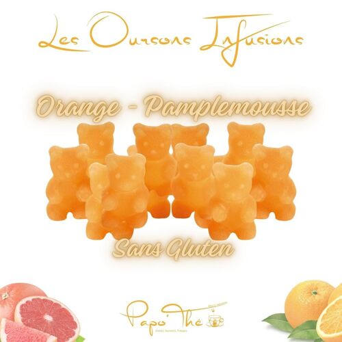 Oursons Infusions Orange – Pamplemousse: 3 variantes