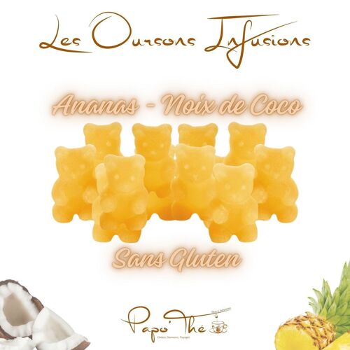 Oursons Infusions Ananas – Noix de Coco: 3 variantes