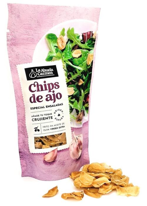 Chips de Ajo Frito Bolsa 55g