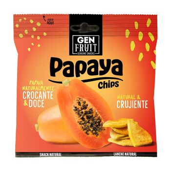 Chips de Papaye Véritable Noix de Coco 40g