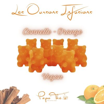 Orsi in infusione alla cannella – arancia: 3 varianti