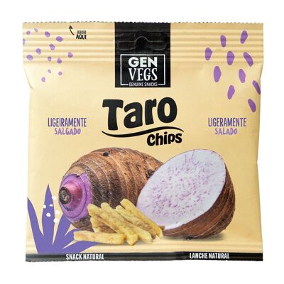 Taro-Chips mit Himalaya-Salz Echte Kokosnuss 45g
