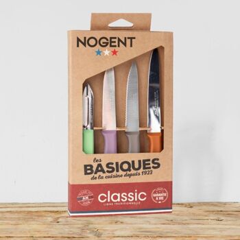 Coffret Cuisine Pastel - Panaché: Sauge, Lavande, Taupe, Terra-Cotta | Classic Polypro| NOGENT *** 1