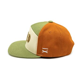 Casquette Wild Snapback - Toile Marron Rétro (Enfants L) 2