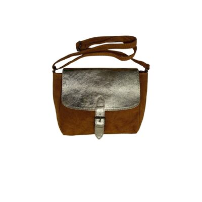 SAC BANDOULIERE CUIR SUEDE CLOTILDE