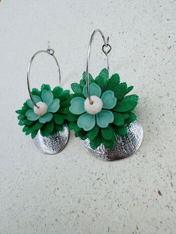 Boucles d’Oreilles ANCHA vert