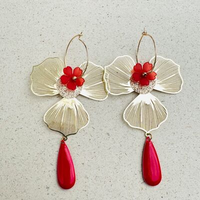 Pendientes DËMETER Rojos