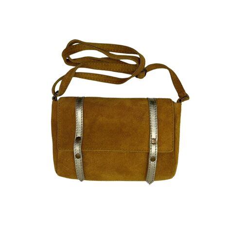 SAC CARTABLE CUIR SUEDE PAULETTE