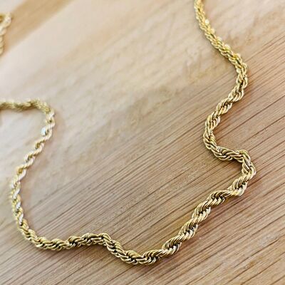 Lange goldene FLAVIE-Halskette